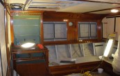 Sailing Yacht Cambria systems refit 08/09 furniture remove