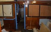 Sailing Yacht Cambria saloon panelling systems refit